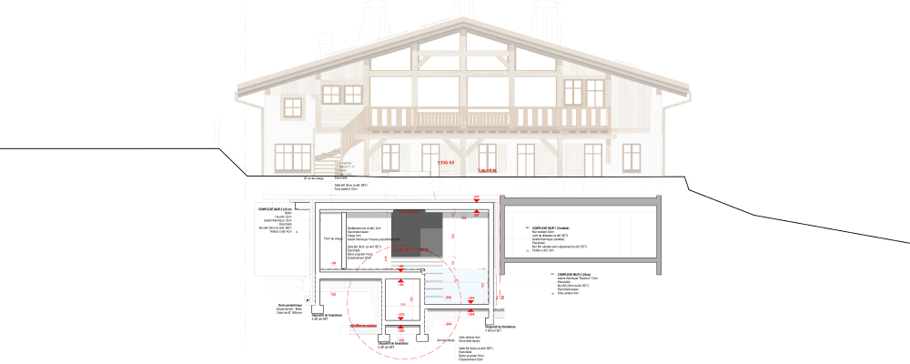 Calpin projet Chalet du Maz